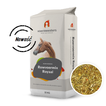 "Ruwvoermix Royal" 15kg olejowana, niskocukrowa sieczka dla koni"