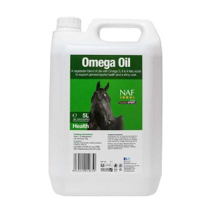 NAF Omega Oil 5l - zbilansowana mieszanka olejów dla koni