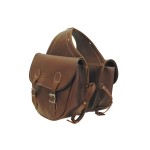 Sakwy skórzane na tył siodła