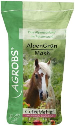 AGROBS Alpen Grun Mash 15kg mesz dla koni z prebiotykiem