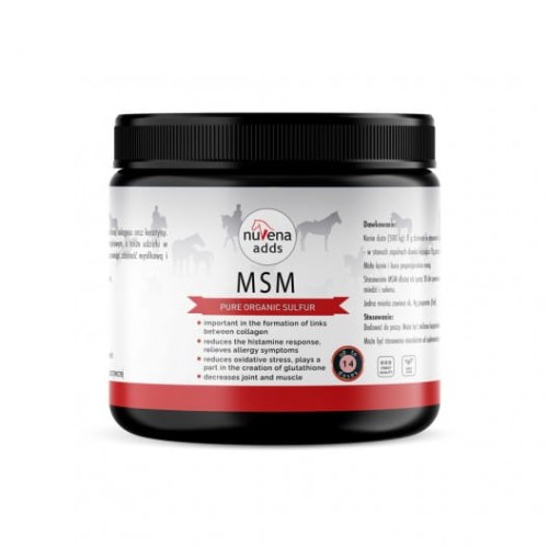NuVena MSM 350kg siarka organiczna dla koni MSM