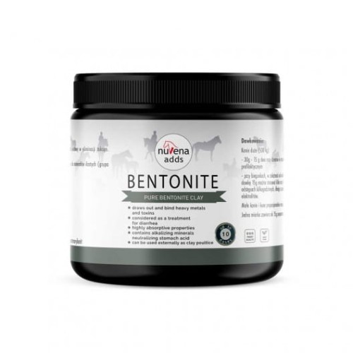NuVena Bentonite 300g bentonit dla koni, oczyszczenie z toksyn