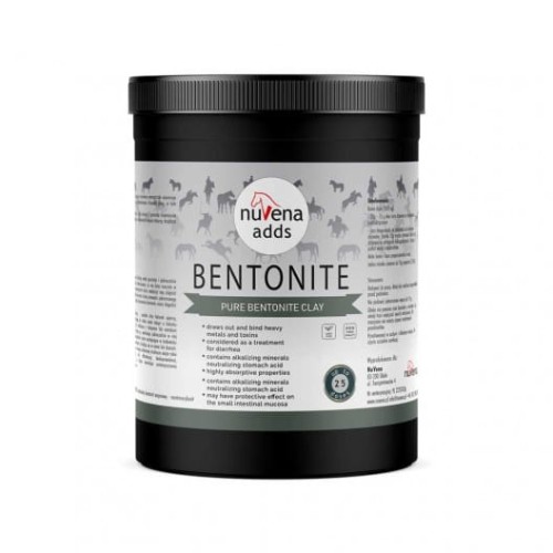 NuVena Bentonite 800g bentonit dla koni, oczyszczenie z toksyn