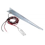 Szpilka uziemiająca z przewodem do ogrodzeń elektrycznych