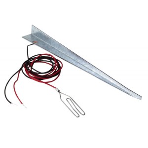 Szpilka uziemiająca z przewodem do ogrodzeń elektrycznych