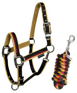 Kantar z uwiązem RED TRIM EQUESTRO