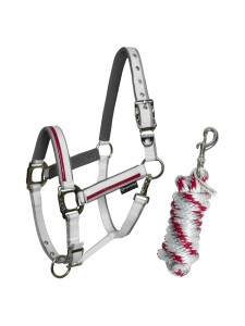 Kantar z uwiązem RED TRIM EQUESTRO