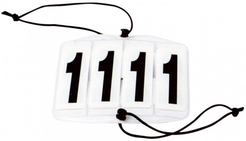 Numery startowe ECKIG, 4-cyfrowe