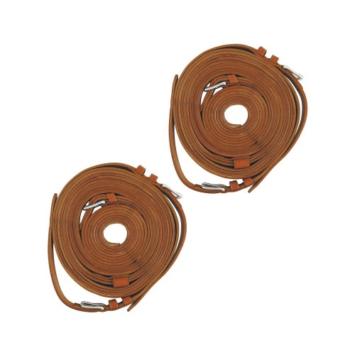 Para skórzanych lejcy do bryczki