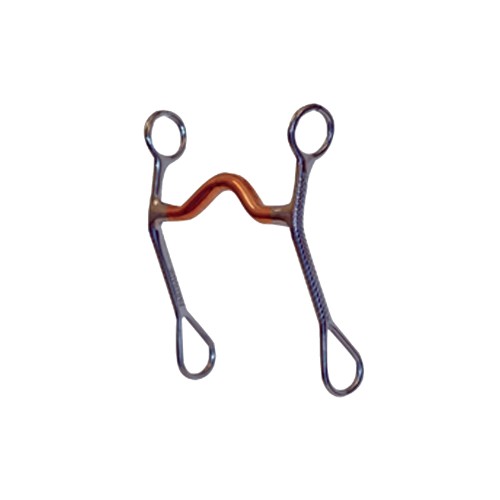 Wędzidło westernowe Pool's SS Curb Medium Copper