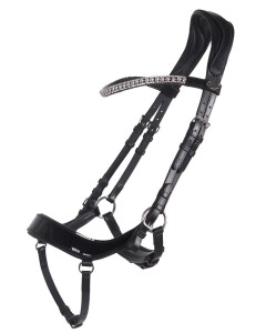 Ogłowie anatomiczne skórzane QHP