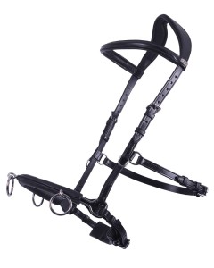 Kawecan skórzany czarny QHP