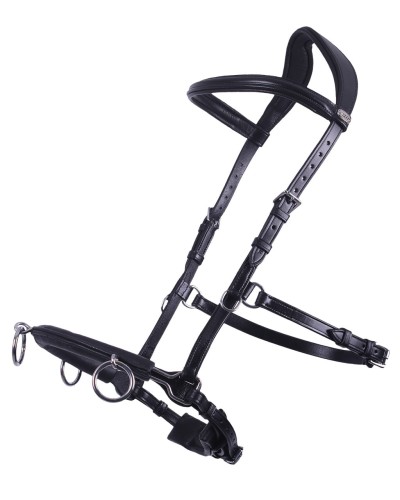 Kawecan skórzany czarny QHP