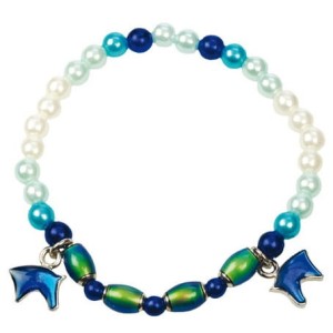 Bransoletka HR z końmi i perełkami