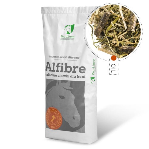 PRO LINEN Alfibre Oil 15kg olejowana sieczka dla koni