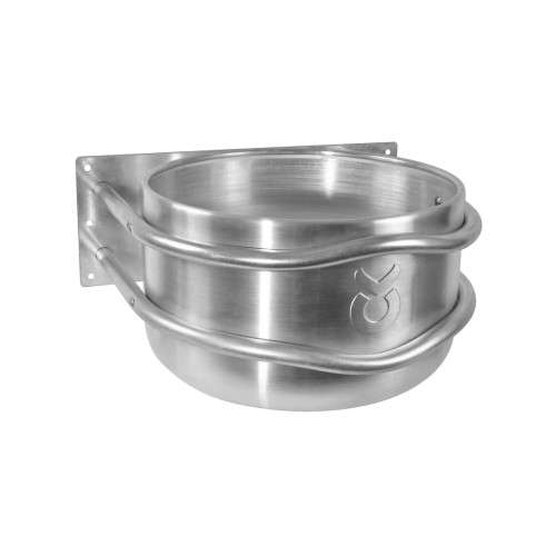 Żłób naścienny metalowy