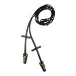 Wodze Horze Kerry z karabińczykami - Black