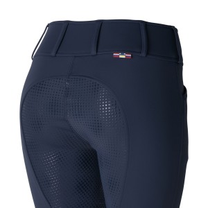 Bryczesy  z pełnym lejem silikonowym Horze "Grand Prix Thermo Softshell FS"