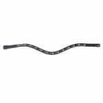 Naczółek opadający z kryształkami HORKA COLORI BLACK czarny