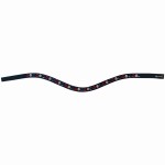 Naczółek opadający z kryształkami HORKA COLORI BLACK kolorowy