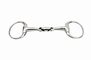 Wędzidło oliwkowe podwójnie łamane HORKA 18mm