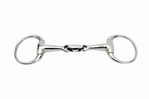 Wędzidło oliwkowe podwójnie łamane HORKA 18mm