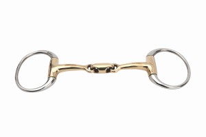Wędzidło oliwkowe podwójnie łamane HORKA 14mm