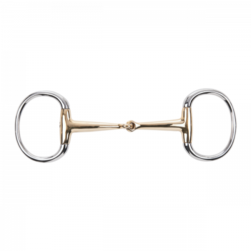 Wędzidło oliwkowe pojedynczo łamane BUSSE Kaugan 14mm