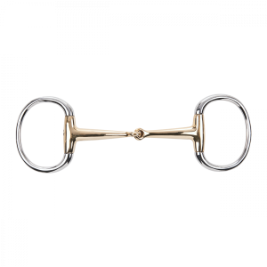 Wędzidło oliwkowe pojedynczo łamane BUSSE Kaugan 16mm