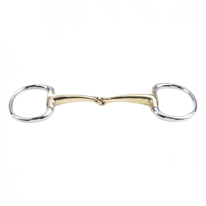 Wędzidło oliwkowe pojedynczo łamane BUSSE Kaugan 16mm