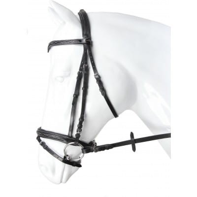 Ogłowie skórzane "Verdi" - rozm. FULL  - WYSYŁKA 48H