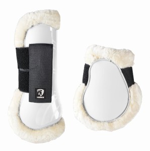 Ochraniacze PVC z futerkiem Horka  - rozm. L - WYSYŁKA 48H