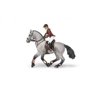 Figurka KONIA WRAZ Z JEŹDŹCEM PAPO