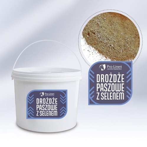 PRO-LINEN Drożdże paszowe dla koni 2kg