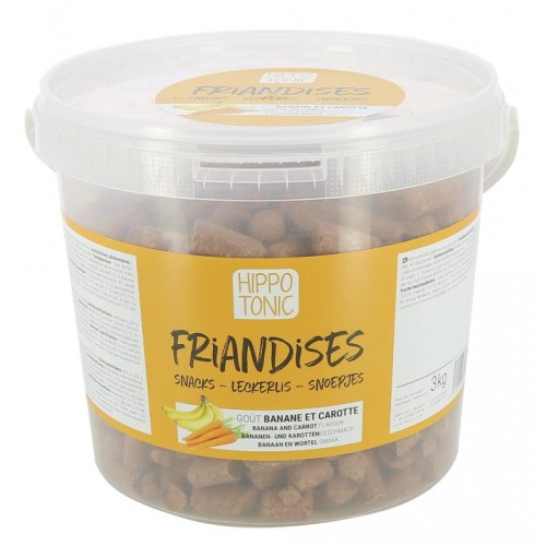Smaczki HIPPOTONIC 3kg marchewkowo-bananowe