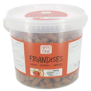 Smaczki HIPPOTONIC  3kg truskawkowe