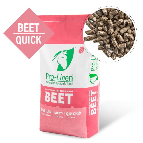 PRO LINEN Beet Quick 20kg szybkie zbilansowane wysłodki dla koni