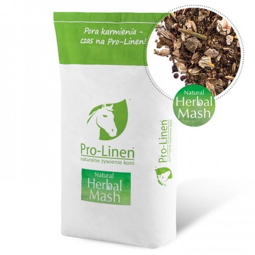 PRO-LINEN Natural Herbal Mash 15kg mesz dla koni