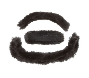  Wymienne podkładki ze skóry jagnięcej do ogłowia wędzidłowego „Ivy Lambskin” i „Ivella”