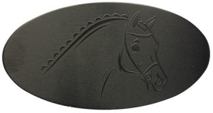 Klamra HR do włosów aluminiowa z koniem