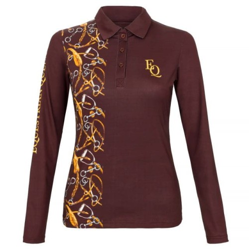 Koszulka polo z długim rękawem EQ.QUEEN Aria