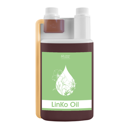 OVER HORSE LinKo Oil 1l olej lniano - konopny dla koni