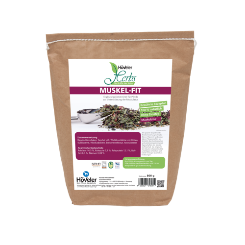 Hoveler HERBS MUSKEL-FIT 0,8kg zioła wspierające mięśnie