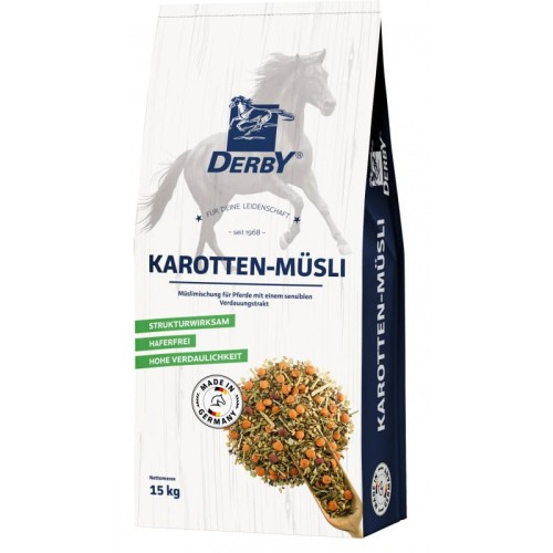 DERBY Karotten Musli 15kg musli dla koni z lucerną i marchewką