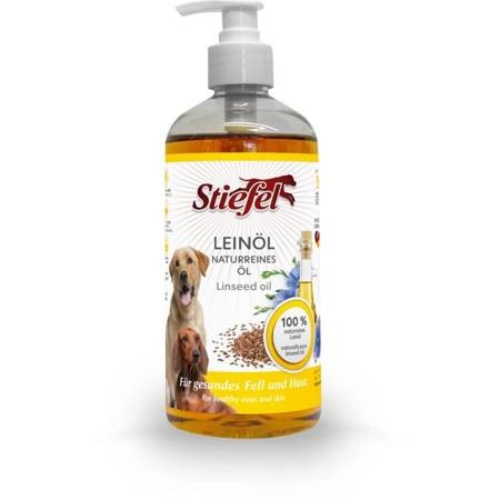 Olej lniany dla psów Stiefel 500 ml