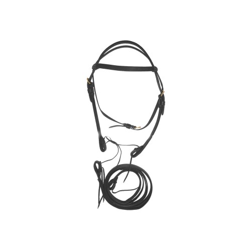 Ogłowie westernowe Lakota z wodzami 