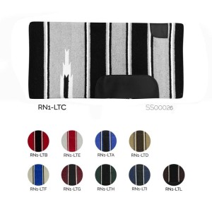 Kocyk Navayo z wstawkami ze skóry