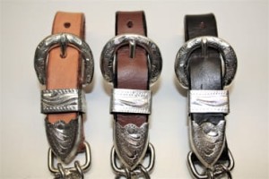 Pasek latigo do wędzidła z łańcuszkiem SHOW