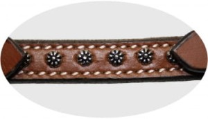 Pasek do wędzidła SHOW zdobiony