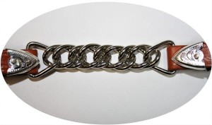 Pasek do wędzidła SHOW zdobione okucia